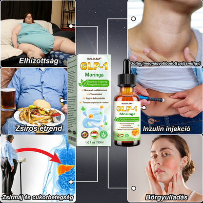 🏥 A Magyar Diabetes Társaság (MDT) fejlesztése | BuildLeaf® Natural GLP-1 Cseppek – Természetes Fogyás és Anyagcsere-fokozó🔥 Nincs szükség szigorú diétára, heti 4-6 kg fogyás
