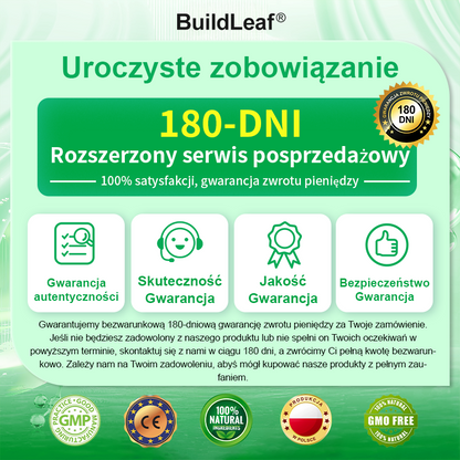 🎁Oficjalny sklep Polska |  🔥 Zostało tylko 5 opakowań! BuildLeaf® oferuje 🎁 dodatkowe 30% zniżki! Przywróć równowagę swojego ciała i zdrowia. Skorzystaj teraz, później może nie być już takiej okazji.