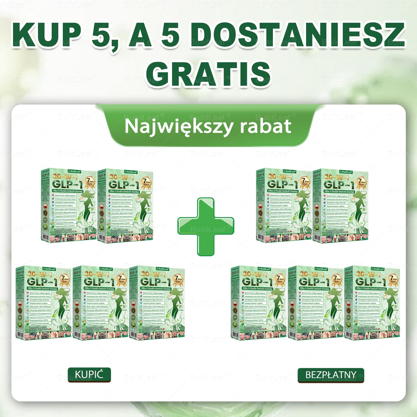 🎁Oficjalny sklep Polska |  🔥 Zostało tylko 5 opakowań! BuildLeaf® oferuje 🎁 dodatkowe 30% zniżki! Przywróć równowagę swojego ciała i zdrowia. Skorzystaj teraz, później może nie być już takiej okazji.
